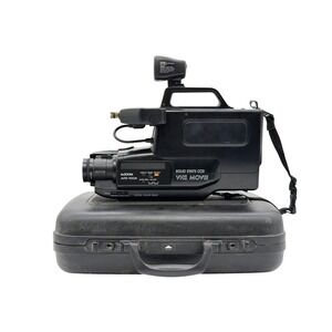 Sears Solid State CCD VHS Movie Camcorder Full Size VHS Video Untested w/ Case